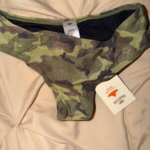 Billabong Green Camo Surf Bikini Bottom